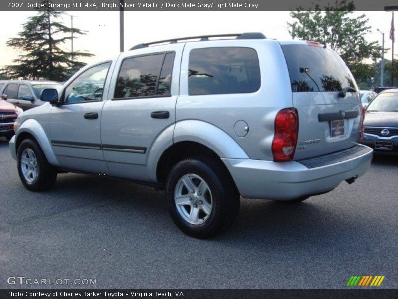 Bright Silver Metallic / Dark Slate Gray/Light Slate Gray 2007 Dodge Durango SLT 4x4