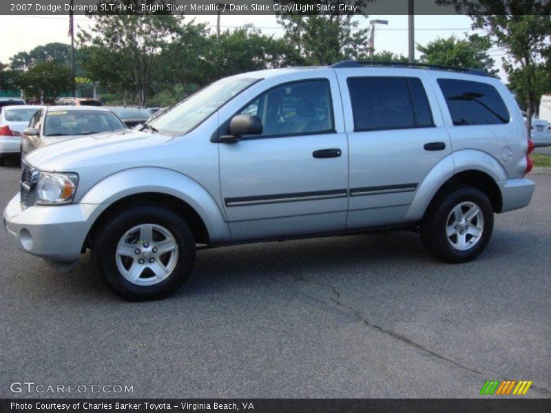 Bright Silver Metallic / Dark Slate Gray/Light Slate Gray 2007 Dodge Durango SLT 4x4