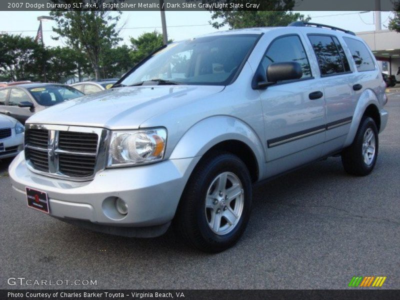 Bright Silver Metallic / Dark Slate Gray/Light Slate Gray 2007 Dodge Durango SLT 4x4