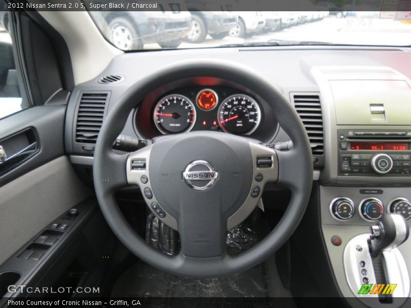 Super Black / Charcoal 2012 Nissan Sentra 2.0 S