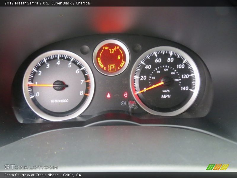 Super Black / Charcoal 2012 Nissan Sentra 2.0 S