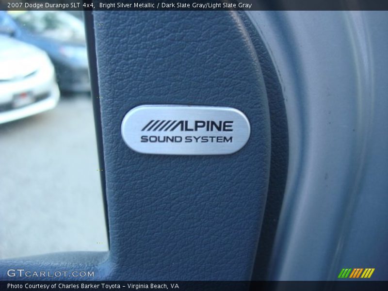 Bright Silver Metallic / Dark Slate Gray/Light Slate Gray 2007 Dodge Durango SLT 4x4