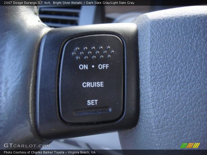 Bright Silver Metallic / Dark Slate Gray/Light Slate Gray 2007 Dodge Durango SLT 4x4