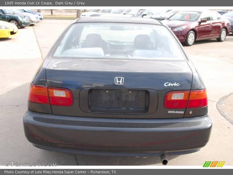 Dark Grey / Grey 1995 Honda Civic LX Coupe