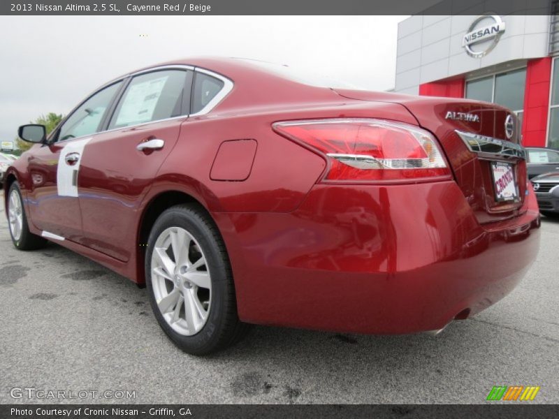 Cayenne Red / Beige 2013 Nissan Altima 2.5 SL