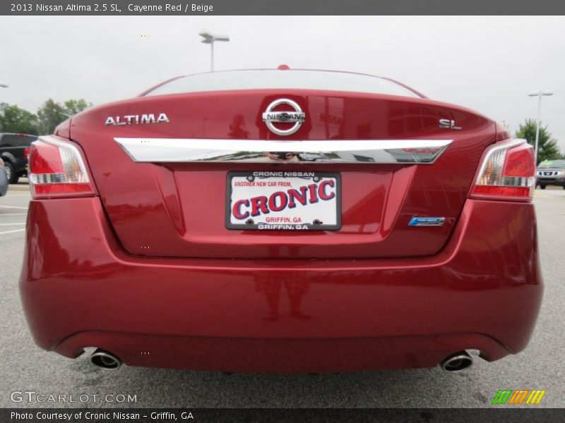 Cayenne Red / Beige 2013 Nissan Altima 2.5 SL