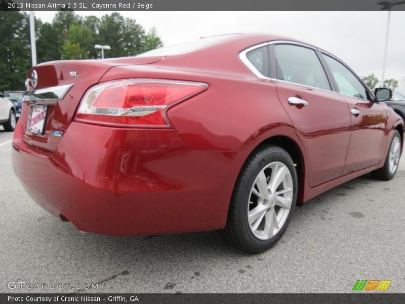 Cayenne Red / Beige 2013 Nissan Altima 2.5 SL