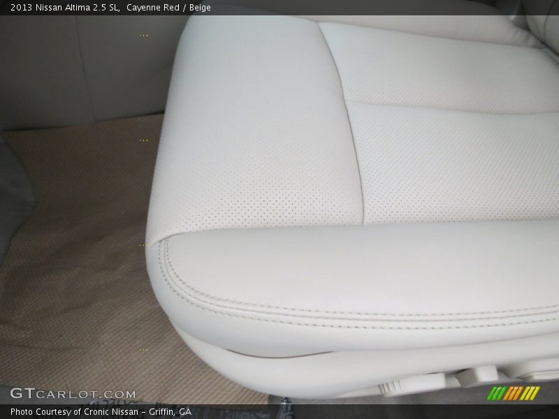 Front Seat of 2013 Altima 2.5 SL