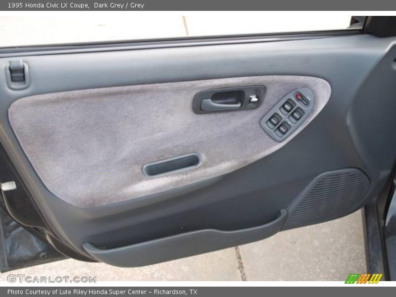 Dark Grey / Grey 1995 Honda Civic LX Coupe