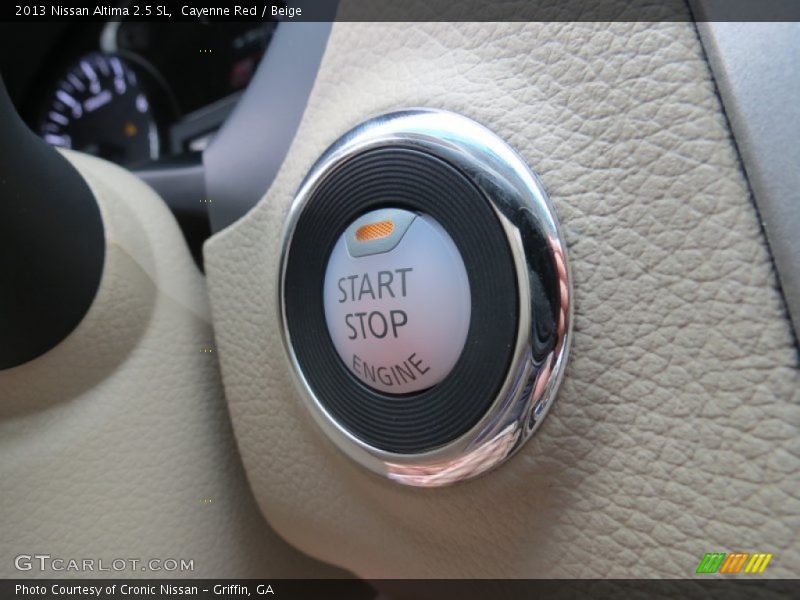 Controls of 2013 Altima 2.5 SL