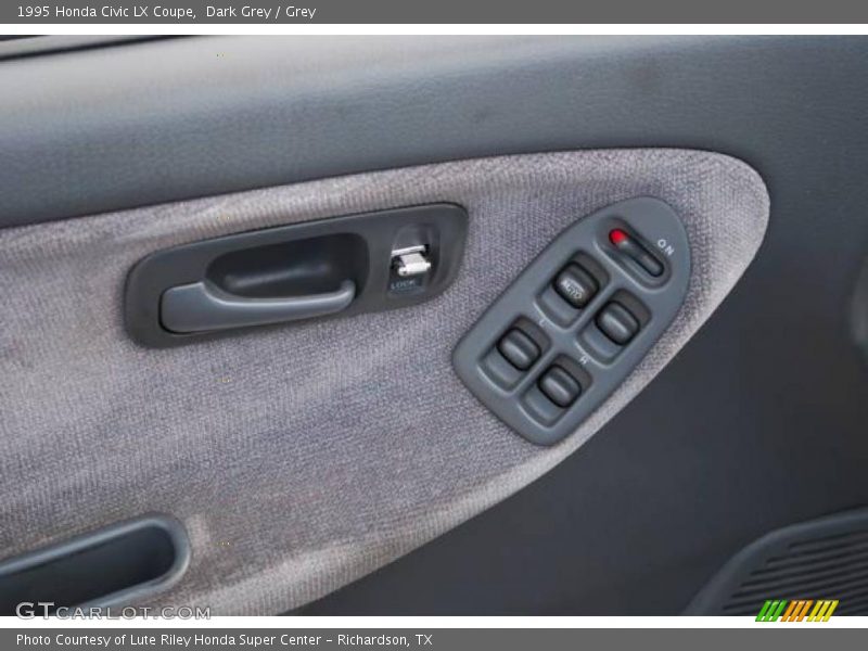 Dark Grey / Grey 1995 Honda Civic LX Coupe