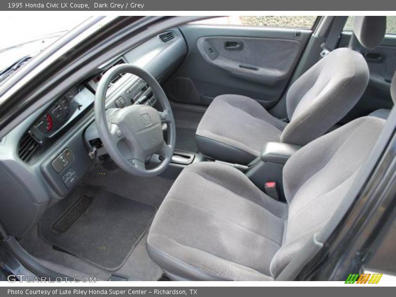 Dark Grey / Grey 1995 Honda Civic LX Coupe