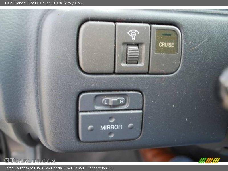 Dark Grey / Grey 1995 Honda Civic LX Coupe