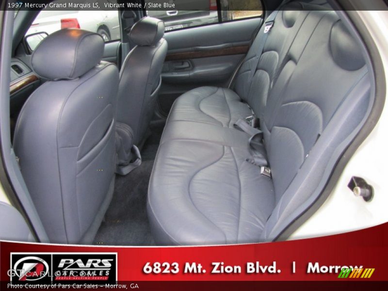 Vibrant White / Slate Blue 1997 Mercury Grand Marquis LS