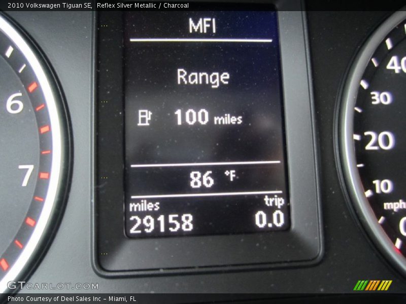 Reflex Silver Metallic / Charcoal 2010 Volkswagen Tiguan SE