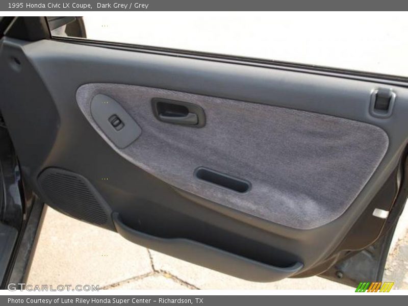 Dark Grey / Grey 1995 Honda Civic LX Coupe