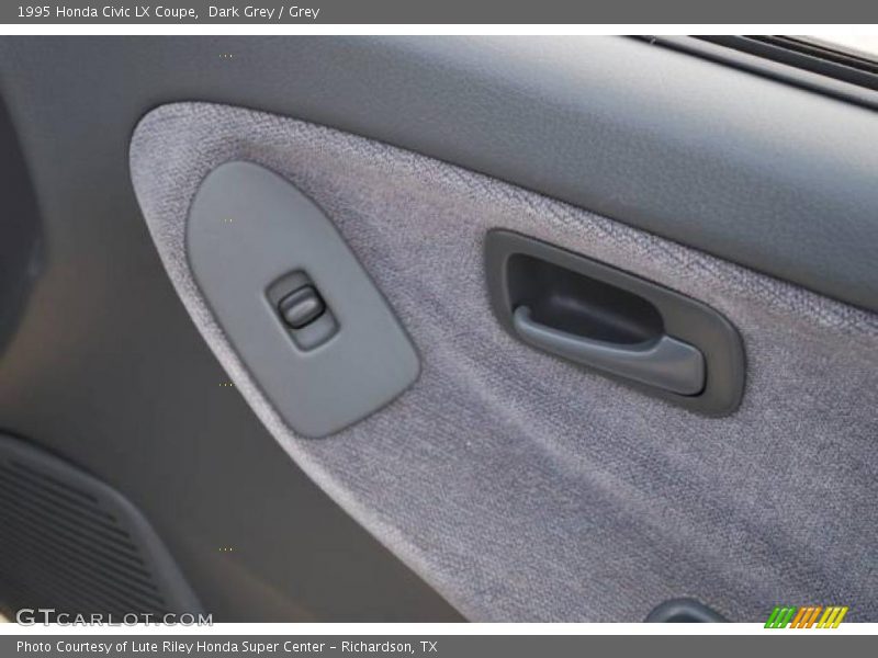 Dark Grey / Grey 1995 Honda Civic LX Coupe