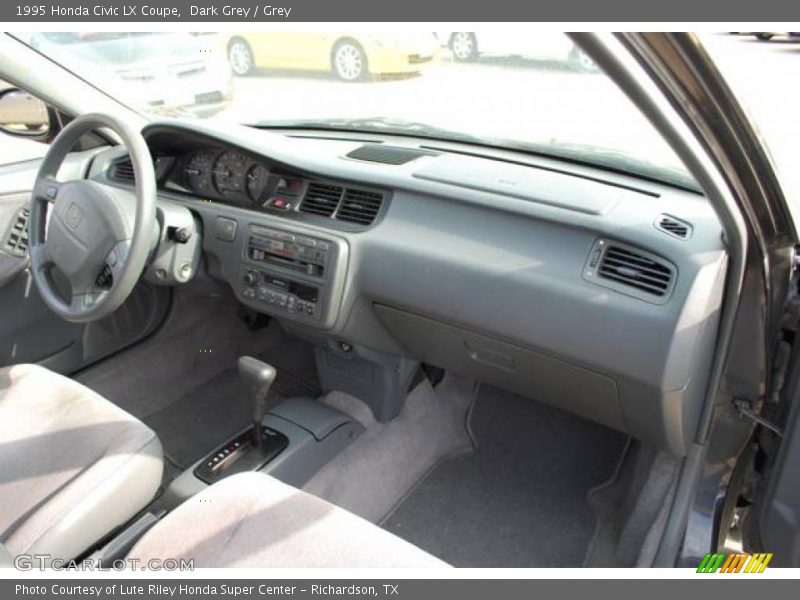 Dark Grey / Grey 1995 Honda Civic LX Coupe