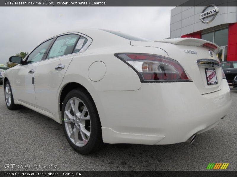 Winter Frost White / Charcoal 2012 Nissan Maxima 3.5 SV