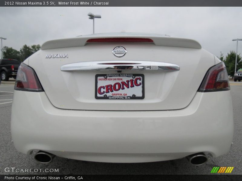 Winter Frost White / Charcoal 2012 Nissan Maxima 3.5 SV