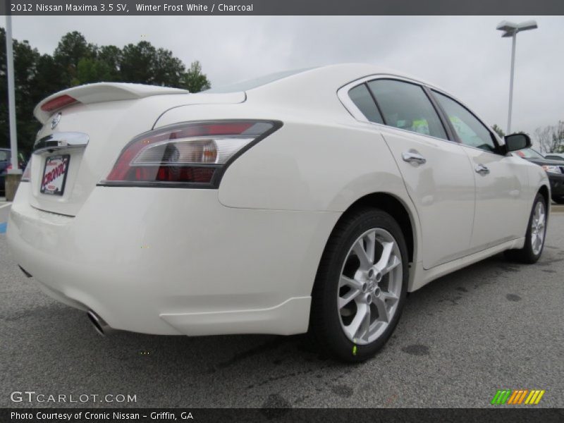 Winter Frost White / Charcoal 2012 Nissan Maxima 3.5 SV