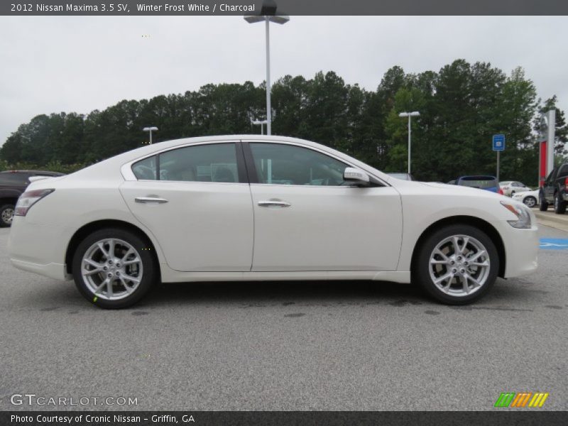 Winter Frost White / Charcoal 2012 Nissan Maxima 3.5 SV