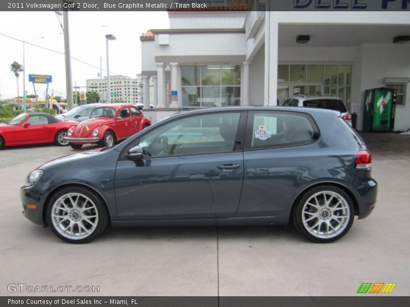  2011 Golf 2 Door Blue Graphite Metallic