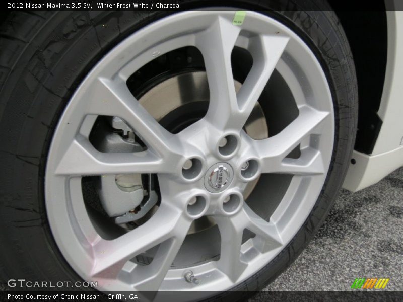 Winter Frost White / Charcoal 2012 Nissan Maxima 3.5 SV