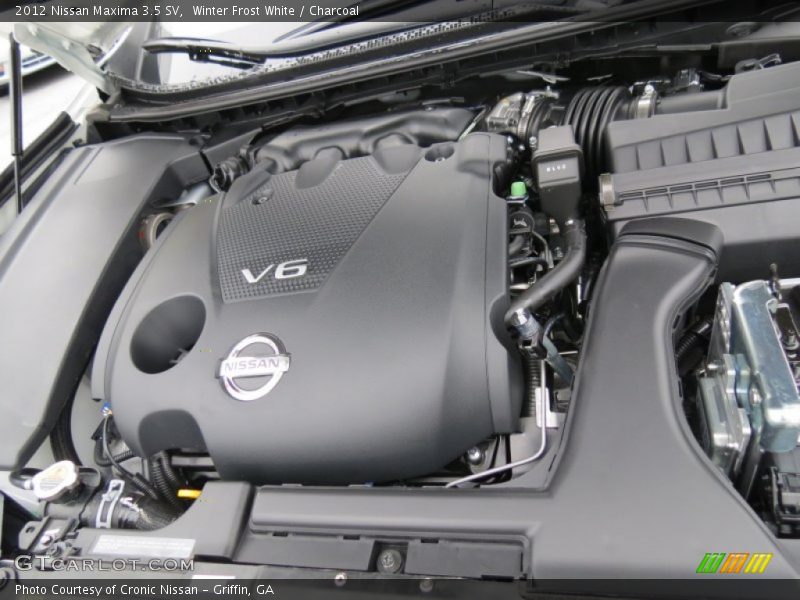Winter Frost White / Charcoal 2012 Nissan Maxima 3.5 SV