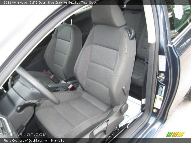  2011 Golf 2 Door Titan Black Interior