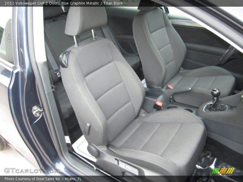  2011 Golf 2 Door Titan Black Interior