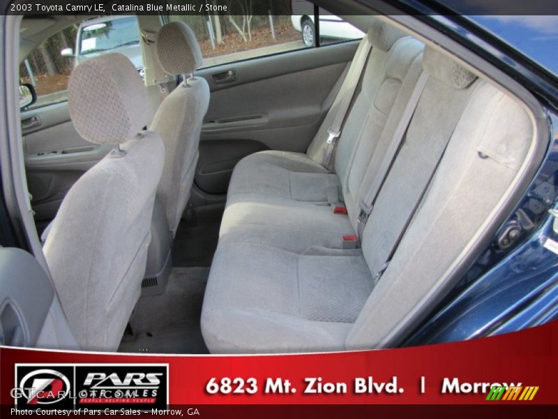 Catalina Blue Metallic / Stone 2003 Toyota Camry LE