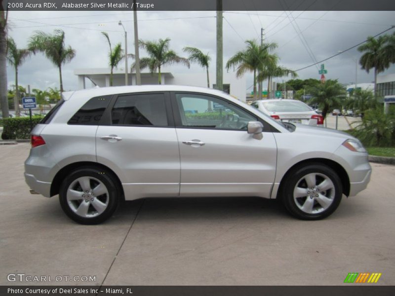 Alabaster Silver Metallic / Taupe 2008 Acura RDX