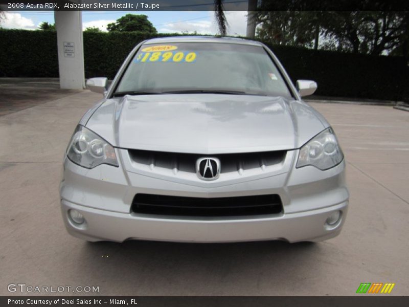 Alabaster Silver Metallic / Taupe 2008 Acura RDX