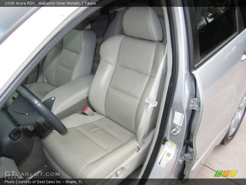 Alabaster Silver Metallic / Taupe 2008 Acura RDX