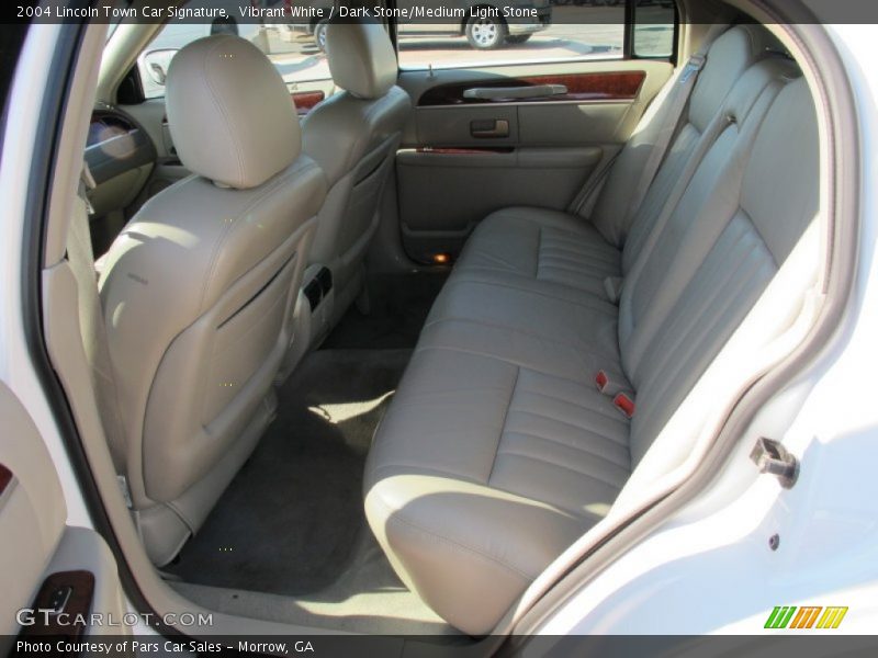Rear Seat of 2004 Town Car Signature