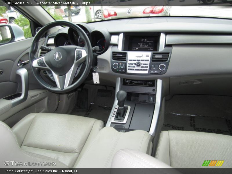 Alabaster Silver Metallic / Taupe 2008 Acura RDX