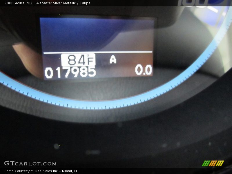 Alabaster Silver Metallic / Taupe 2008 Acura RDX