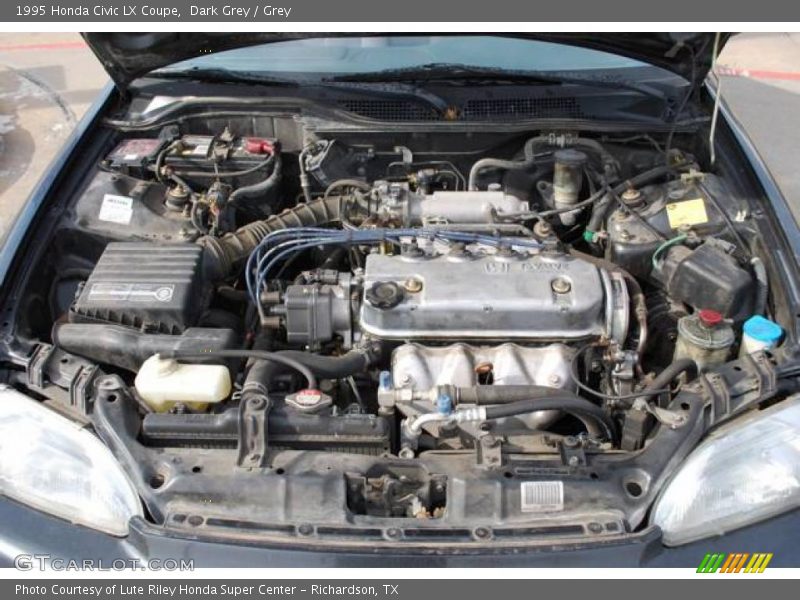 Dark Grey / Grey 1995 Honda Civic LX Coupe