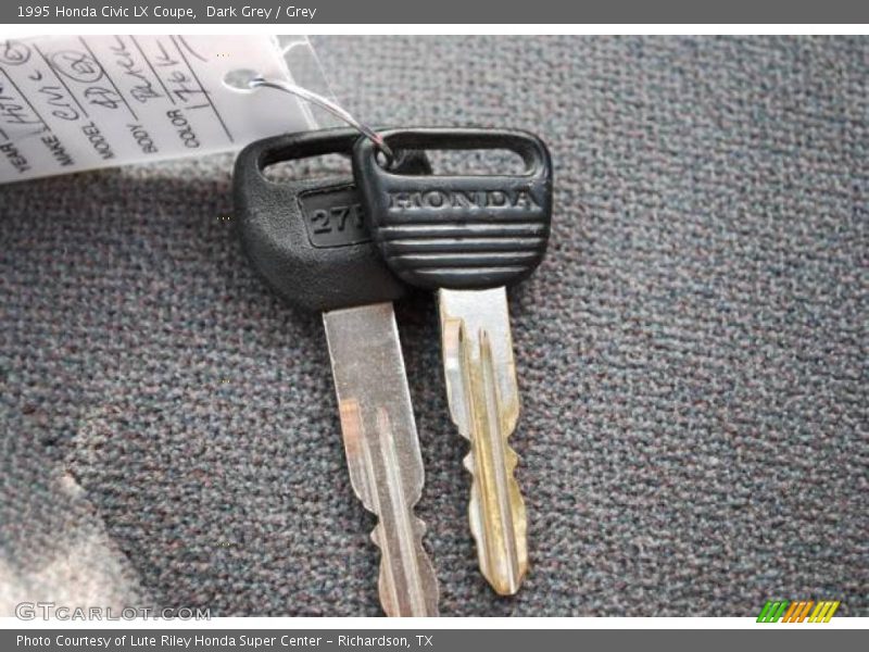 Dark Grey / Grey 1995 Honda Civic LX Coupe