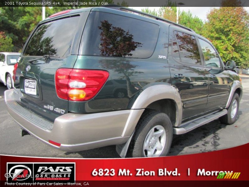 Imperial Jade Mica / Oak 2001 Toyota Sequoia SR5 4x4