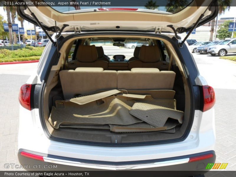 Aspen White Pearl / Parchment 2011 Acura MDX Technology
