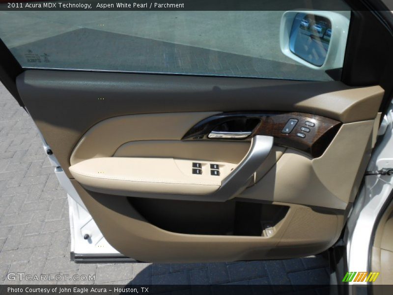 Aspen White Pearl / Parchment 2011 Acura MDX Technology