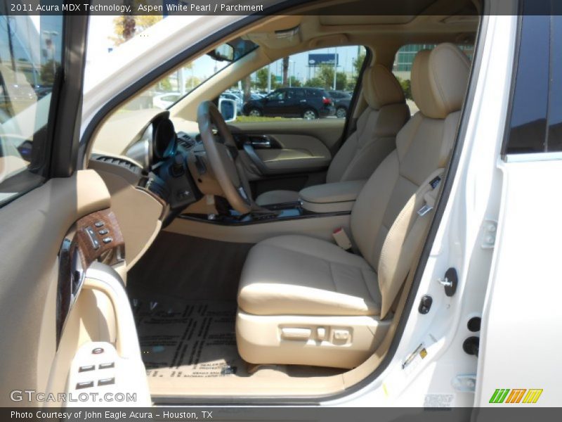 Aspen White Pearl / Parchment 2011 Acura MDX Technology