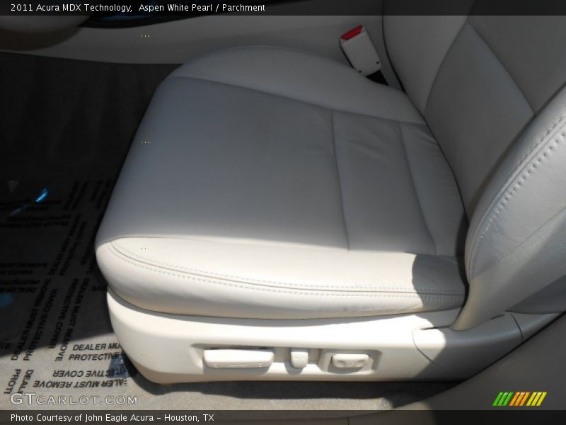 Aspen White Pearl / Parchment 2011 Acura MDX Technology
