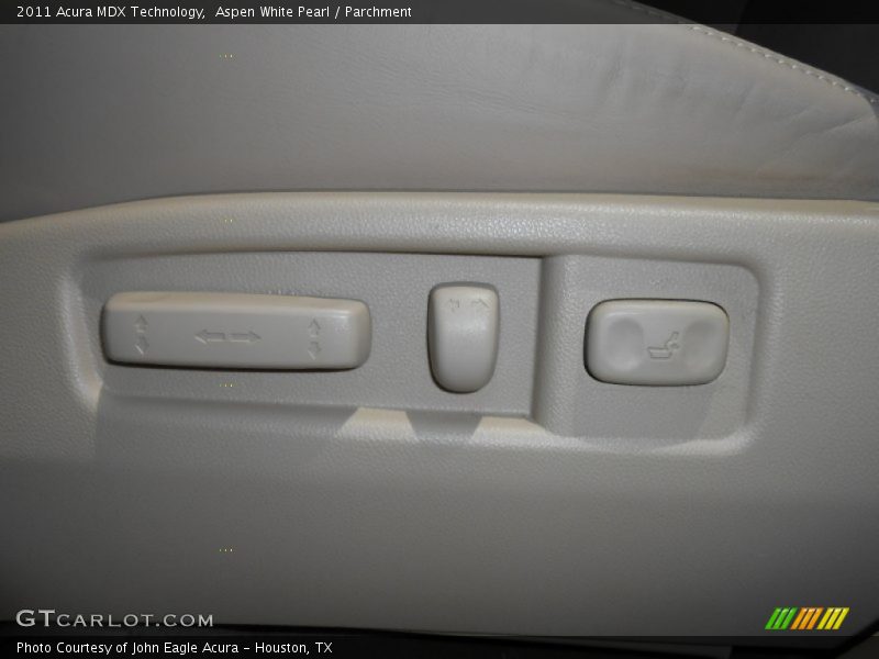 Aspen White Pearl / Parchment 2011 Acura MDX Technology