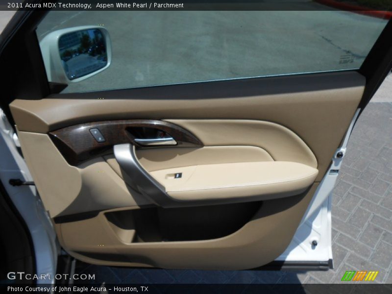 Aspen White Pearl / Parchment 2011 Acura MDX Technology