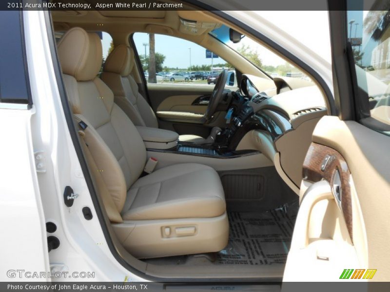 Aspen White Pearl / Parchment 2011 Acura MDX Technology