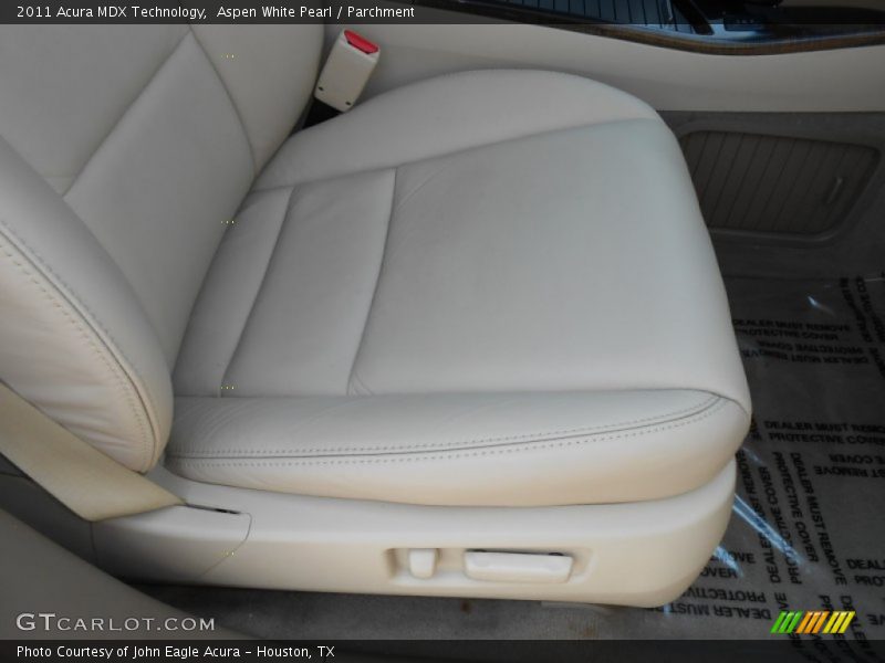 Aspen White Pearl / Parchment 2011 Acura MDX Technology