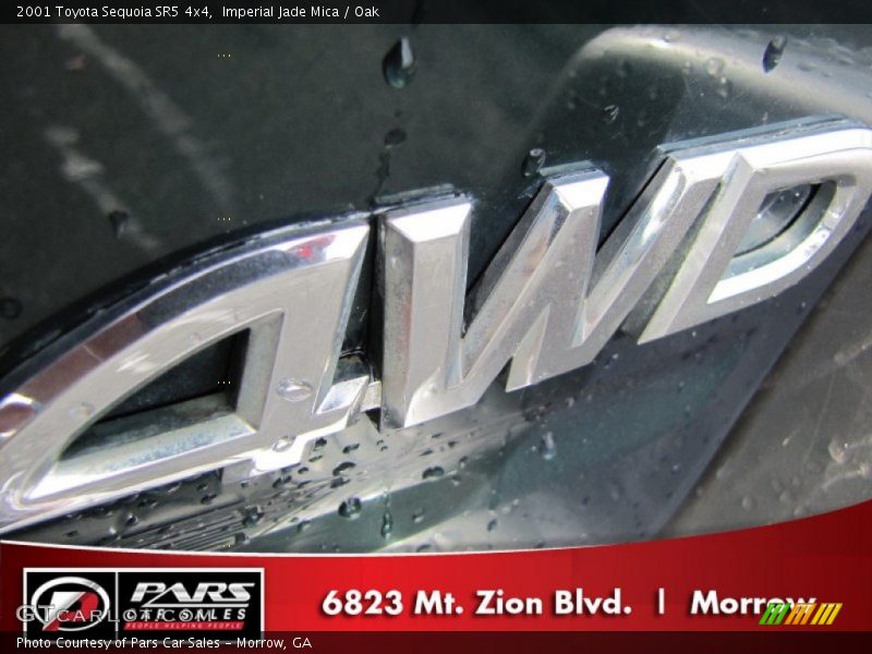 Imperial Jade Mica / Oak 2001 Toyota Sequoia SR5 4x4